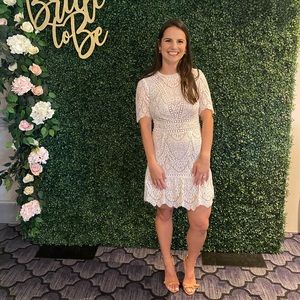 Saylor white dress, from Free People